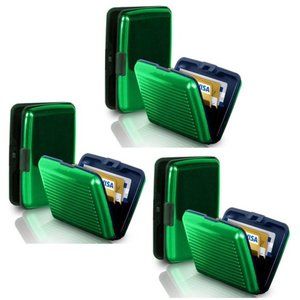 NEW 3-PACK RFID Block Security Wallet Credit Card Case